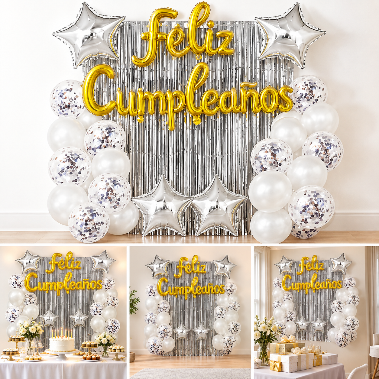 Set Feliz Cumpleaños 48  piezas