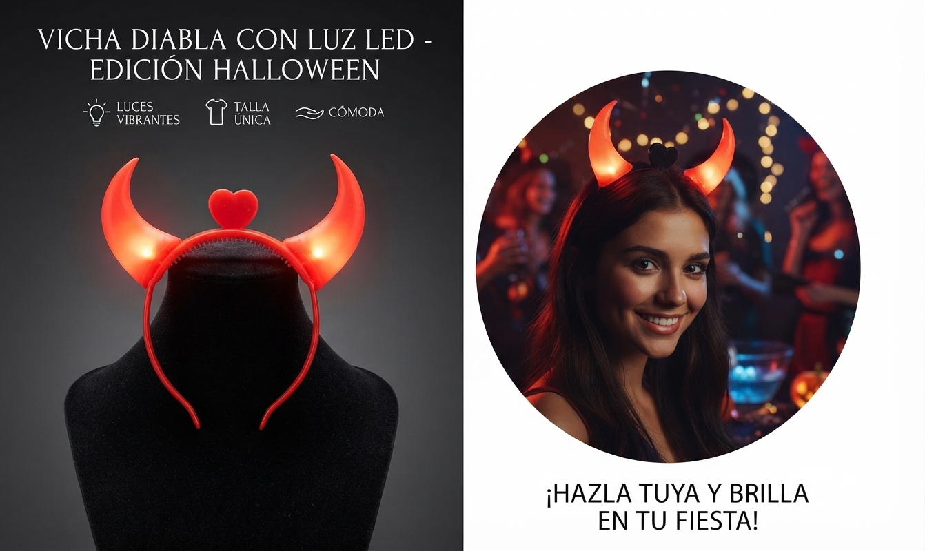 Vicha Diabla con Luz LED