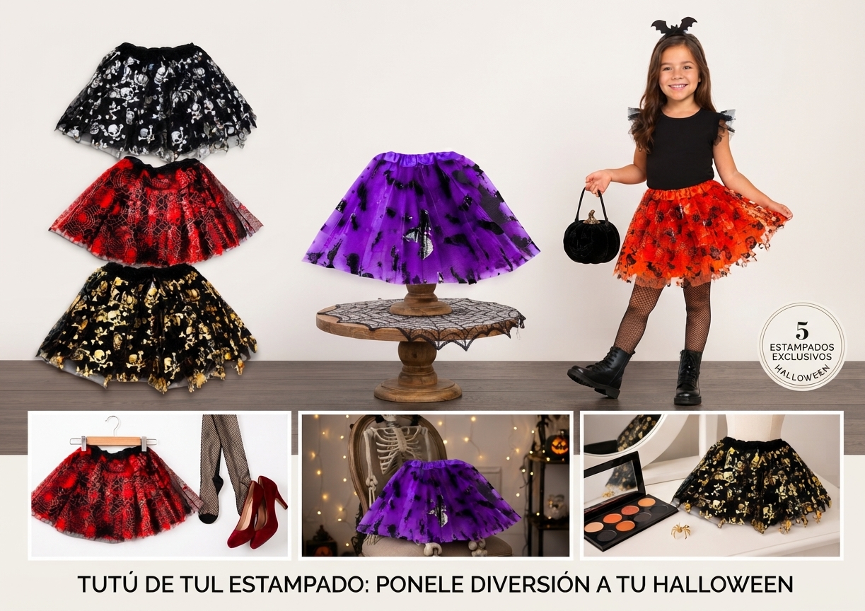 Tutú de Tul Estampado