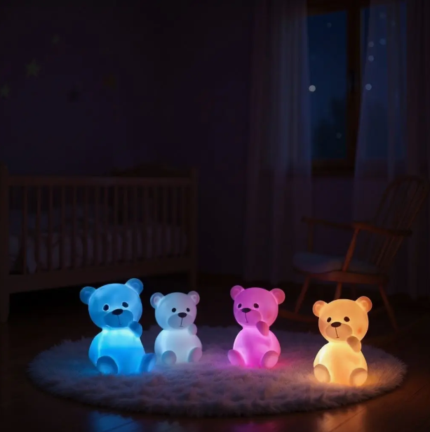 Luz de Noche habitación Bebe, Luz cálida