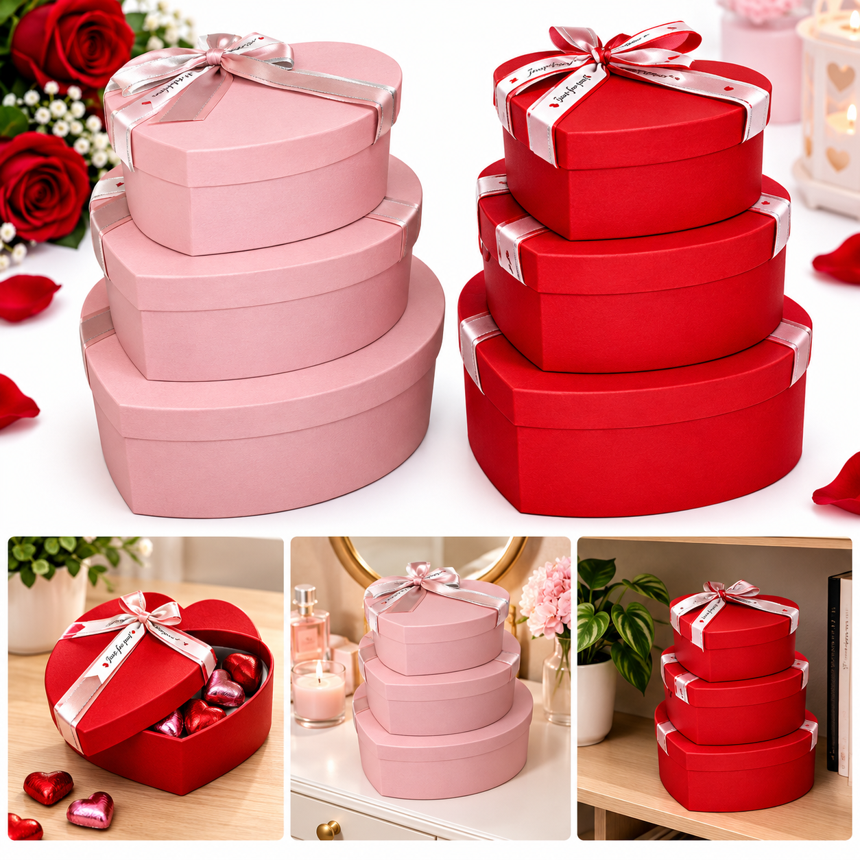 Caja corazones mamuska